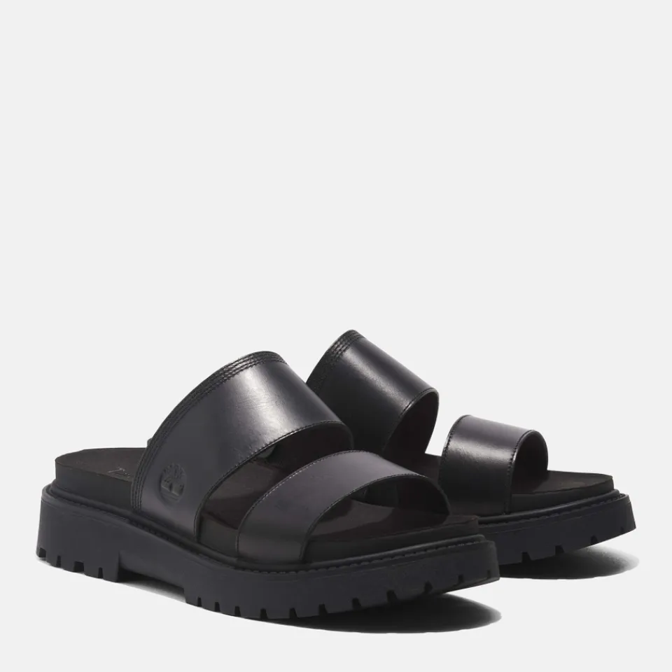 Sandals & Slides|Sandals|ïn home Timberland Women's Clairemont Way Leather Slide Sandals - UK 4