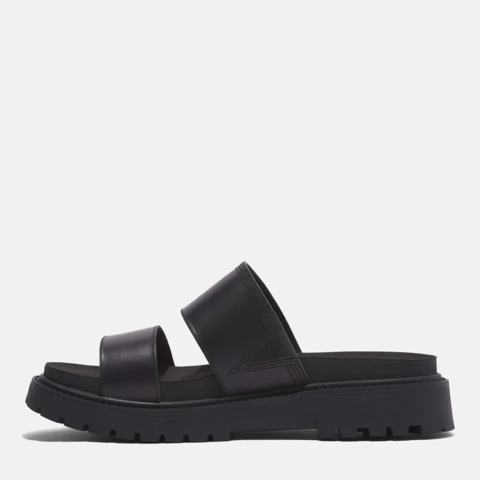 Sandals & Slides|Sandals|ïn home Timberland Women's Clairemont Way Leather Slide Sandals - UK 4