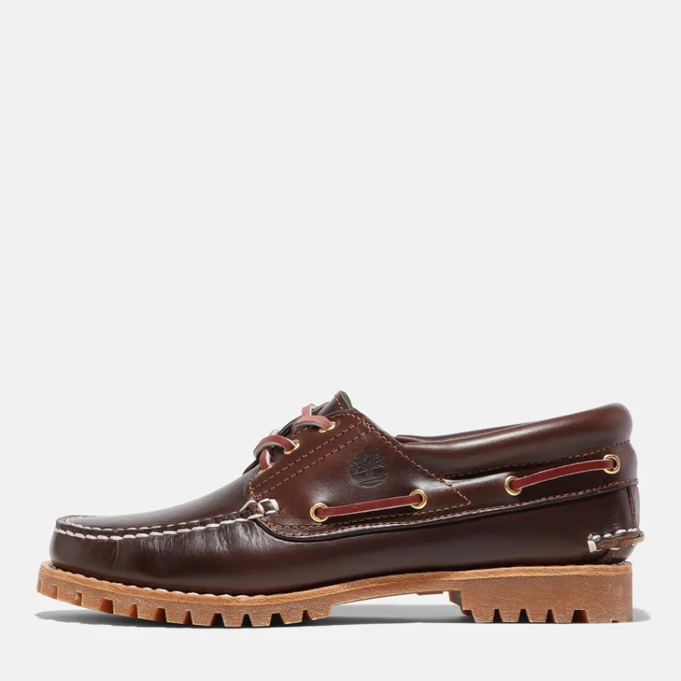 Flats|Timberland Women's Noreen Leather Boat Shoes - UK 4