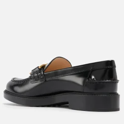 Loafers|Flats|Tod's Women's Chain-Detailed Leather Loafers - UK 4
