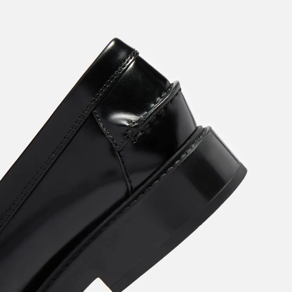 Loafers|Flats|Tod's Women's Chain-Detailed Leather Loafers - UK 4