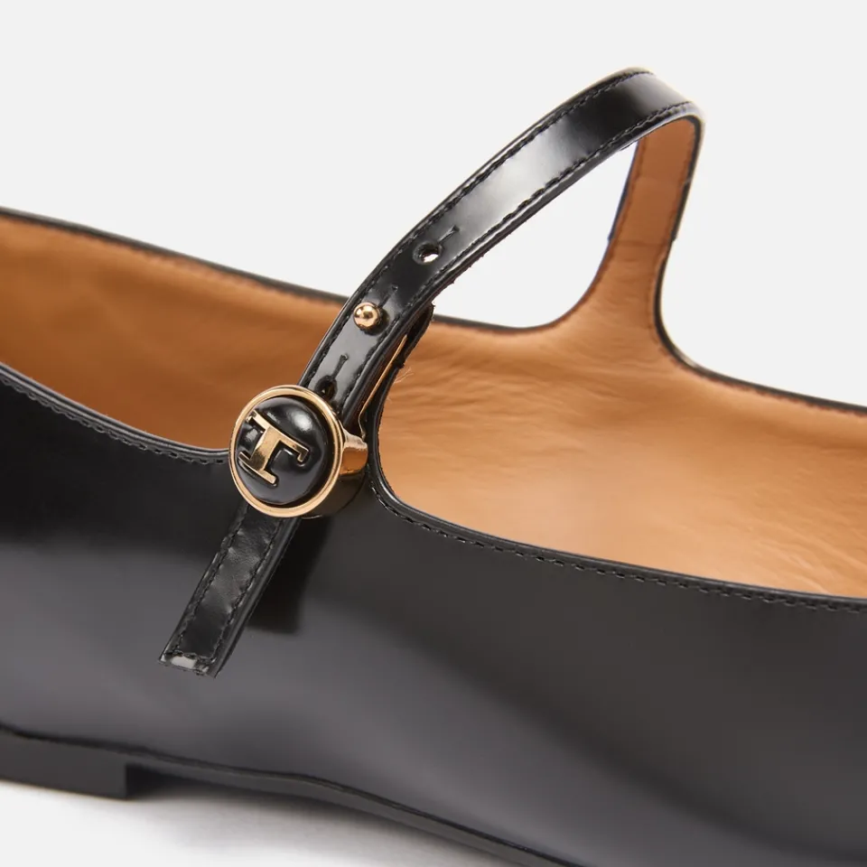 Flats|Tod's Women's Leather Ballet Flats - 4
