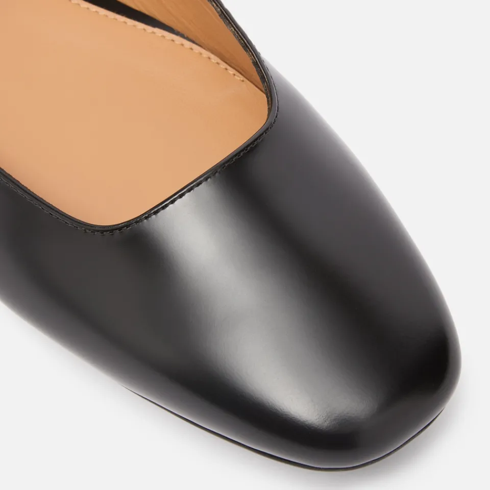 Flats|Tod's Women's Leather Ballet Flats - 4