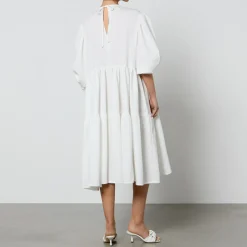 Dresses|Dresses|Toit Volant Ottille Garden Cloqué Midi Dress - M/L