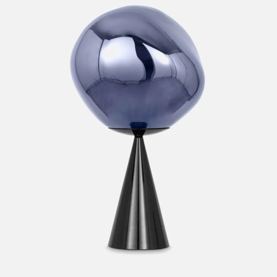 Bedroom|Lighting|Dr. Martens Tom Dixon Melt Cone Fat Table Lamp LED - Smoke