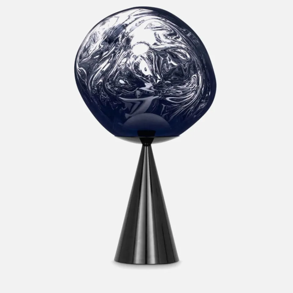 Bedroom|Lighting|Dr. Martens Tom Dixon Melt Cone Fat Table Lamp LED - Smoke