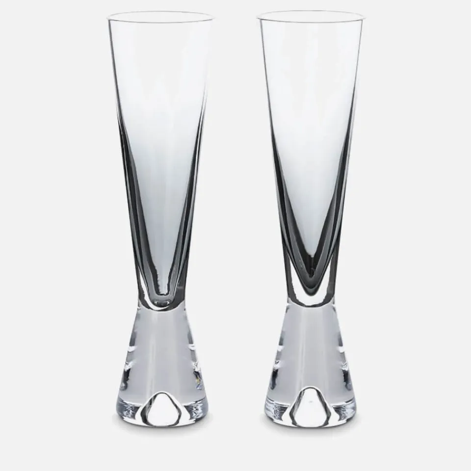 Dining|Dr. Martens Tom Dixon Tank Champagne Glasses - Black