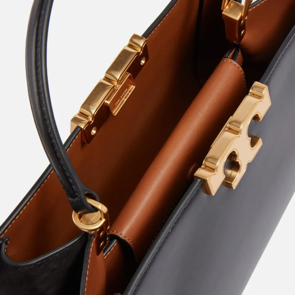 Bags|Dr. Martens Tory Burch Eleanor Leather and Suede Handbag