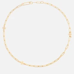 Jewellery|Dr. Martens Tory Burch Good Luck 18-Karat Gold-Plated Necklace