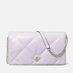 Bags|Dr. Martens Tory Burch Kira Clover Diamond-Quilted Leather Chain Wallet