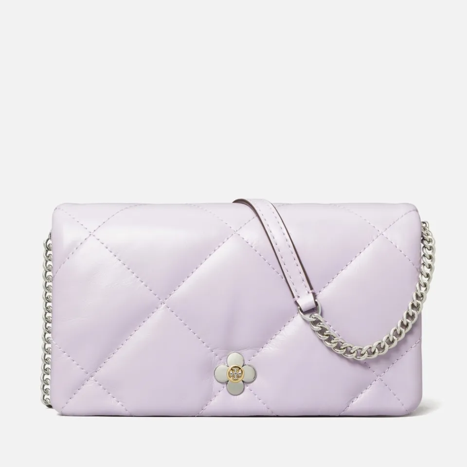 Bags|Dr. Martens Tory Burch Kira Clover Diamond-Quilted Leather Chain Wallet