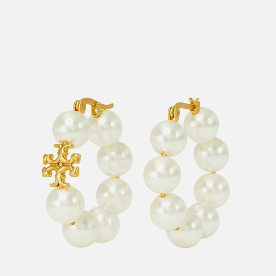 Jewellery|Dr. Martens Tory Burch Kira 18K Gold-Plated Faux Pearl Earrings