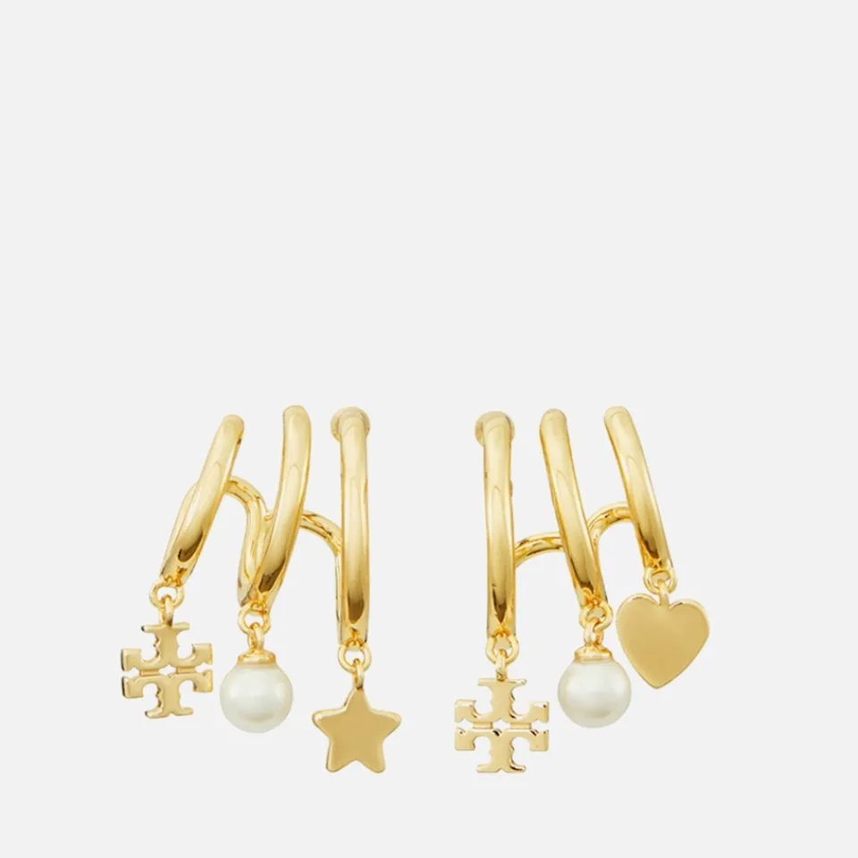 Jewellery|Dr. Martens Tory Burch Kira 18k Gold-Plated Multi Hoop Earrings