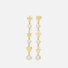 Jewellery|Dr. Martens Tory Burch Kira Linear Pearl Gold-Tone Earrings