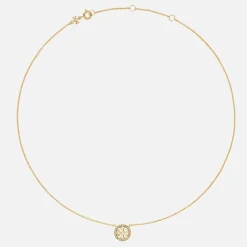 Jewellery|Dr. Martens Tory Burch Miller Gold-Plated Crystal Necklace