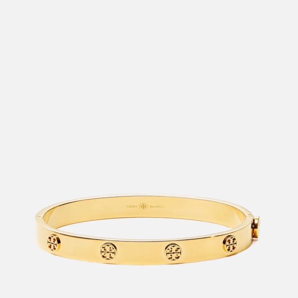 Jewellery|Coach Tory Burch Miller 18k Gold-Plated Bracelet