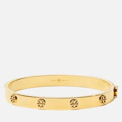 Jewellery|Coach Tory Burch Miller 18k Gold-Plated Bracelet