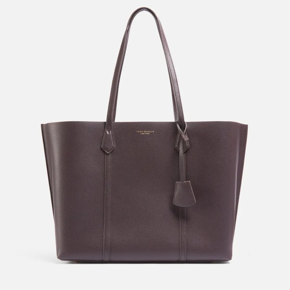 Holiday Bags|Bags|Tory Burch Perry Triple-Compartment Leather Tote