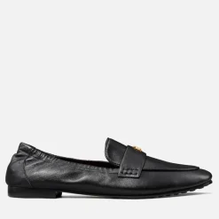 Loafers|Dr. Martens Tory Burch Women's Ballet Leather Loafers - Perfect Black - UK 4