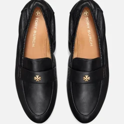 Loafers|Dr. Martens Tory Burch Women's Ballet Leather Loafers - Perfect Black - UK 4