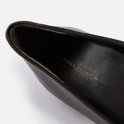 Flats|Tory Burch Women's Cap-Toe Leather Ballet Flats - UK 5.5