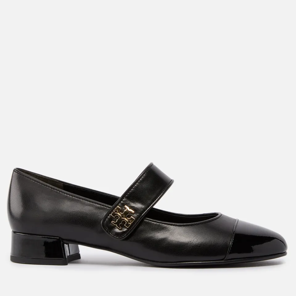 Heels|Dr. Martens Tory Burch Women's Cap-Toe Leather Mary Jane Heels - UK 4.5