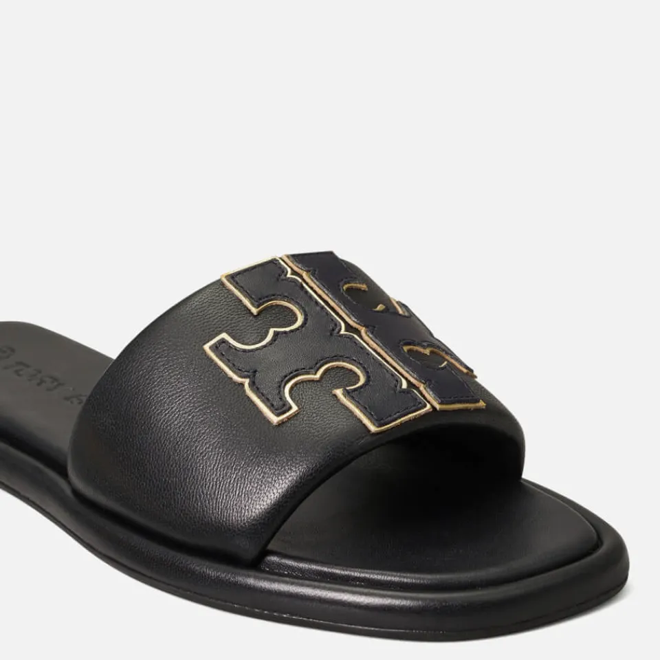 Flats|Urban Apothecary Tory Burch Women's Leather Sport Slide Sandals - UK 4.5