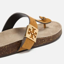 Sandals & Slides|Sandals|Dr. Martens Tory Burch Women's Mellow Suede Toe-Post Sandals - UK 3.5