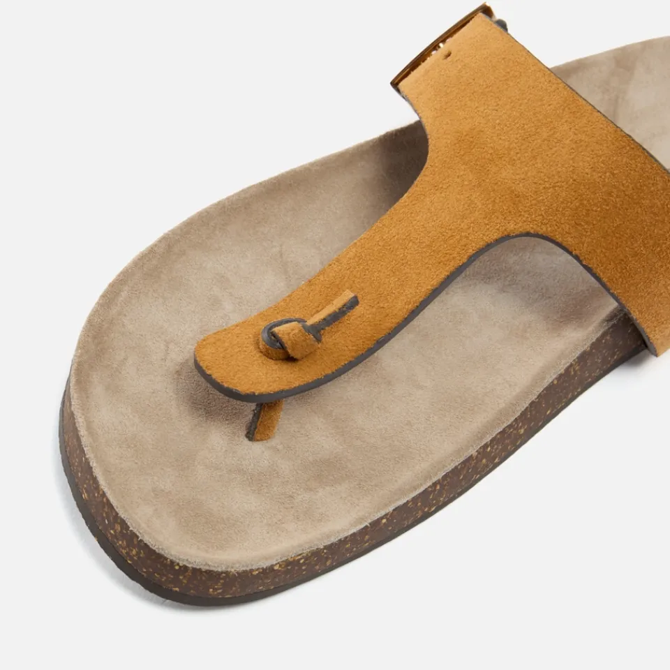 Sandals & Slides|Sandals|Dr. Martens Tory Burch Women's Mellow Suede Toe-Post Sandals - UK 3.5