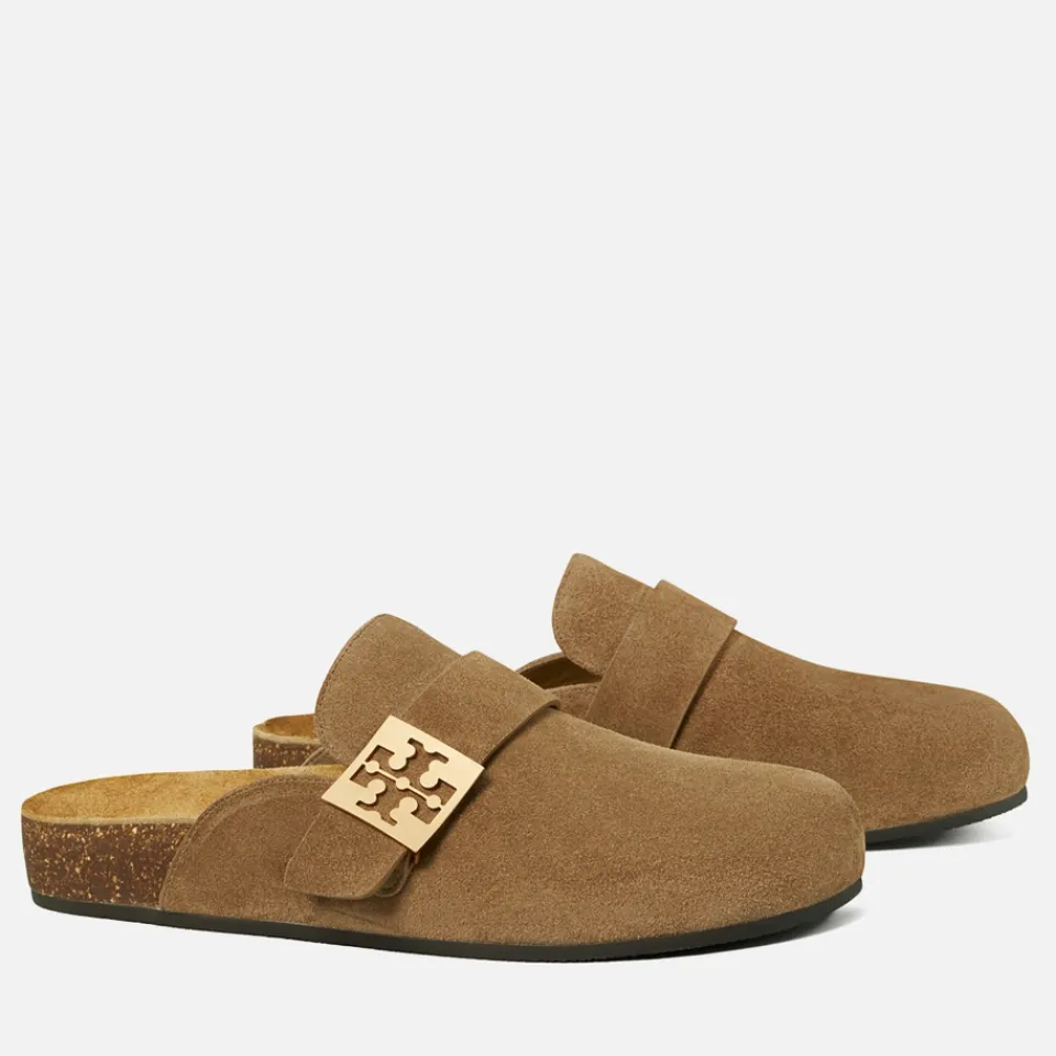 Flats|Crocs Tory Burch Women's Mellow Suede Mules - UK 6.5