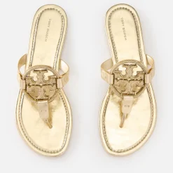 Sandals & Slides|Sandals|Dr. Martens Tory Burch Women's Miller Embellished Leather Sandals - UK 4