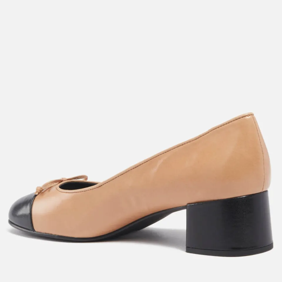Heels|Dr. Martens Tory Burch Women's Two-Tone Leather Heeled Pumps - UK 8