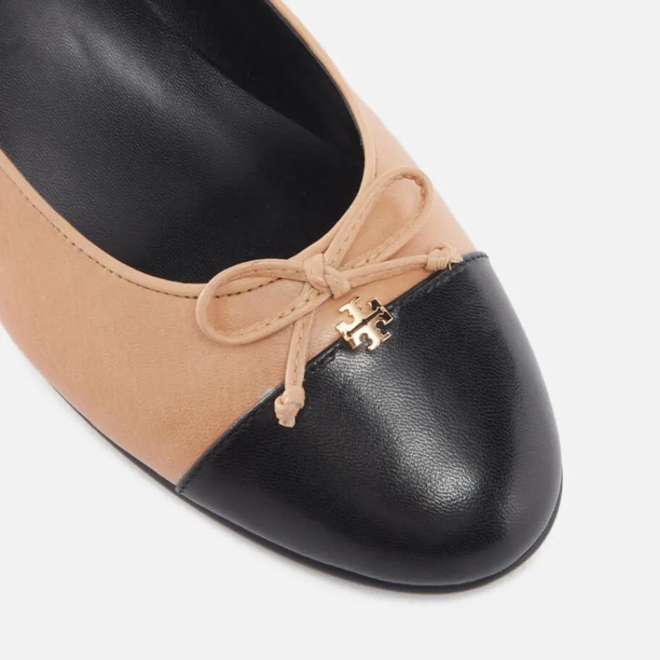 Heels|Dr. Martens Tory Burch Women's Two-Tone Leather Heeled Pumps - UK 8