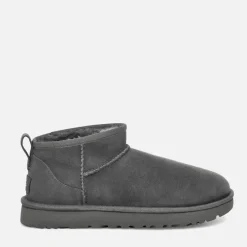 Boots|Dr. Martens UGG Women's Classic Ultra Mini Sheepskin Boots - Grey - UK 8