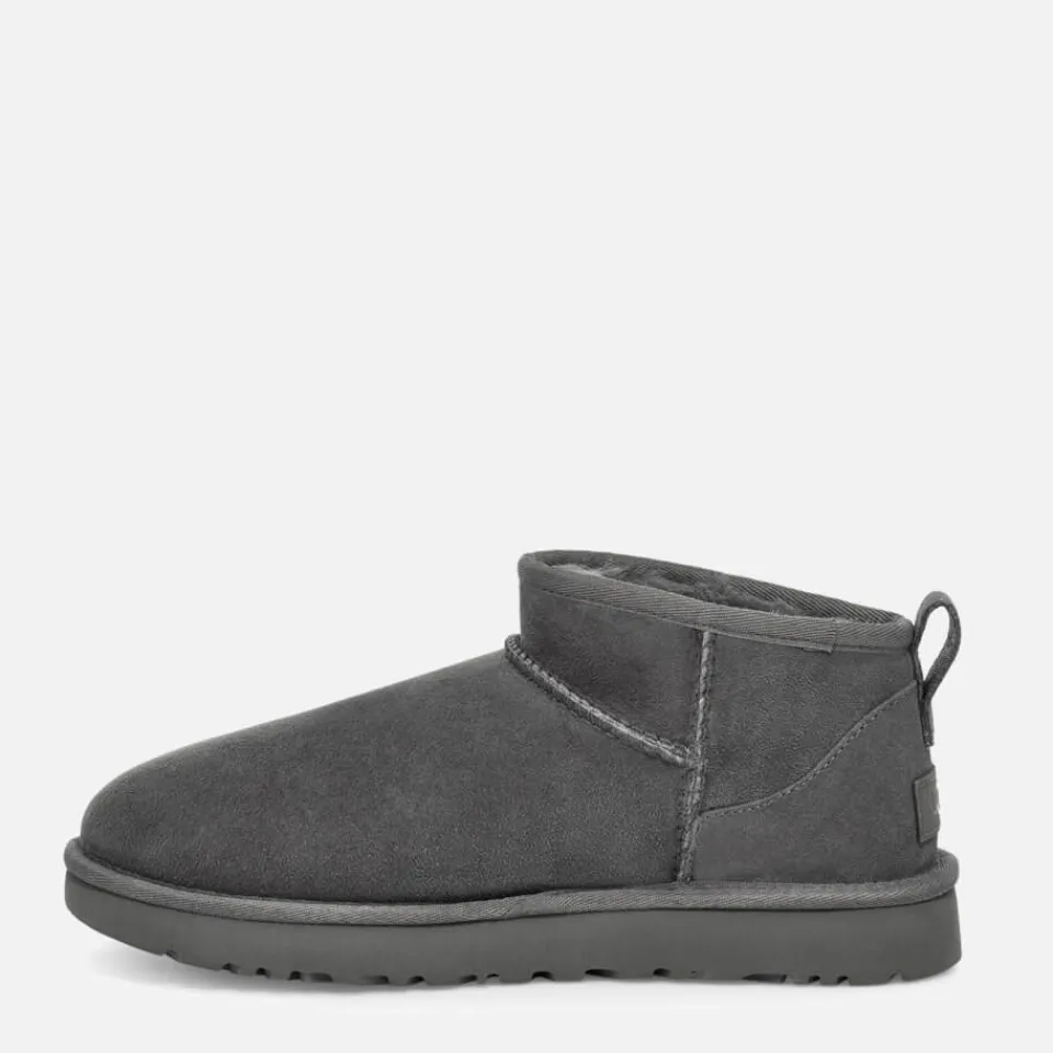 Boots|Dr. Martens UGG Women's Classic Ultra Mini Sheepskin Boots - Grey - UK 8