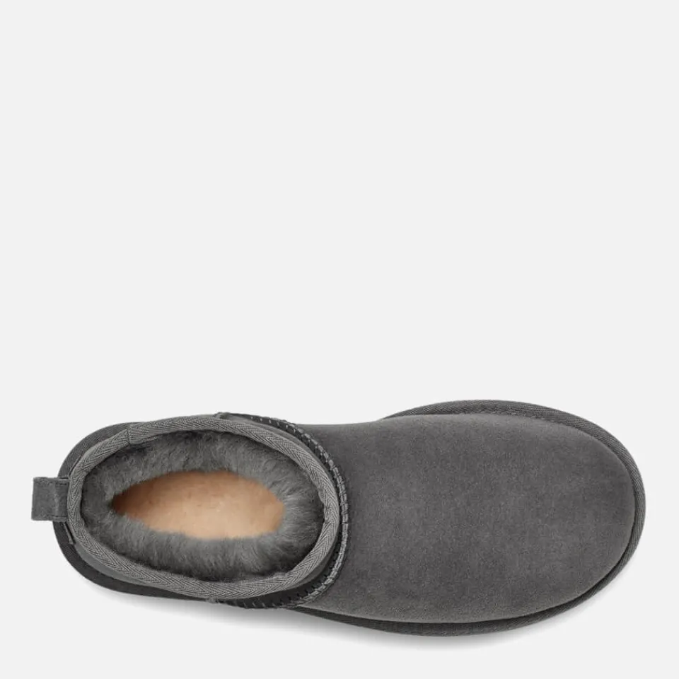 Boots|Dr. Martens UGG Women's Classic Ultra Mini Sheepskin Boots - Grey - UK 8