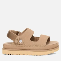 Sandals & Slides|Sandals|UGG Women's Goldenstar Glide Suede Double Strap Sandals - UK 3