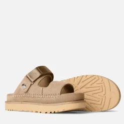Sandals & Slides|Sandals|UGG Women's Goldenstar Glide Suede Double Strap Sandals - UK 3