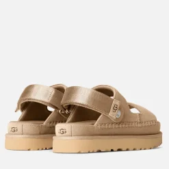 Sandals & Slides|Sandals|UGG Women's Goldenstar Glide Suede Double Strap Sandals - UK 3