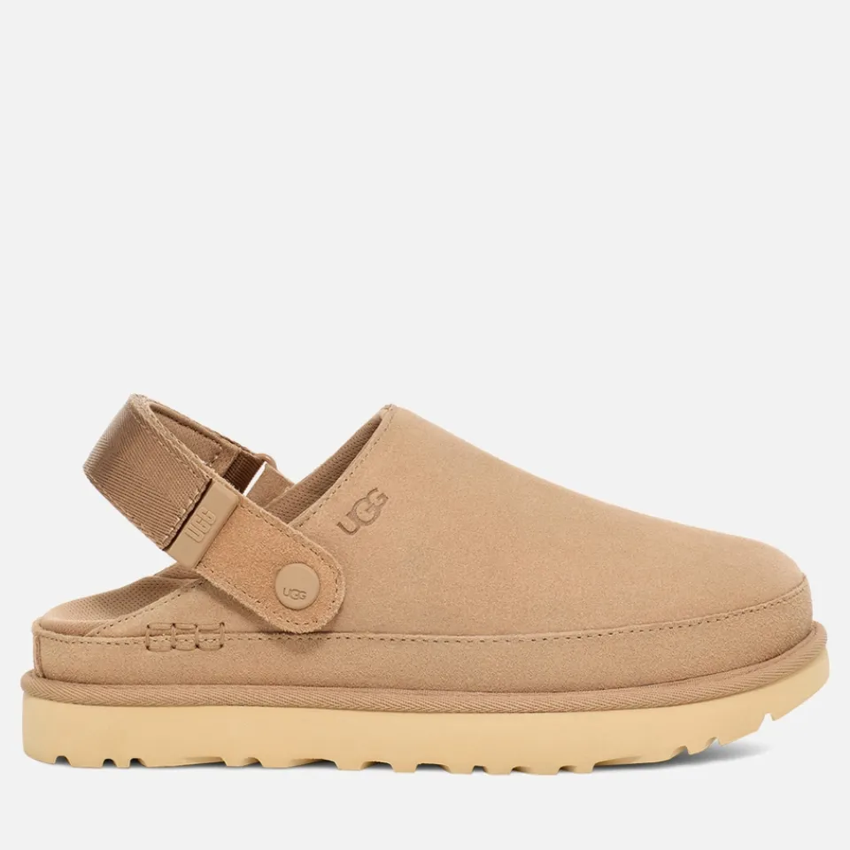 Flats|Birkenstock UGG Women's Goldenstar Suede Clogs - UK 3