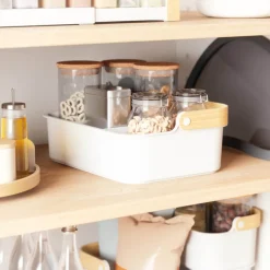 Bathroom|Kitchen|Dr. Martens Umbra Bellwood Storage - 35.5cm x 24.5cm - White/Natural