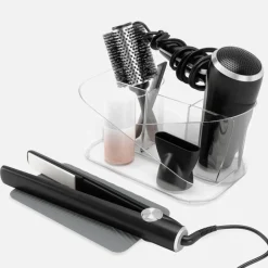 Bedroom|Dr. Martens Umbra Glam Hair Tool Organizer - Clear/Charcoal