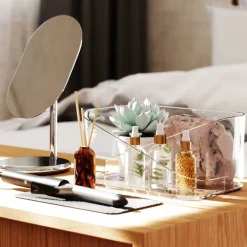 Bedroom|Dr. Martens Umbra Glam Hair Tool Organizer - Clear/Charcoal