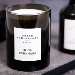 Bathroom|Home Fragrance|Urban Apothecary Oudh Geranium Luxury Candle 300g