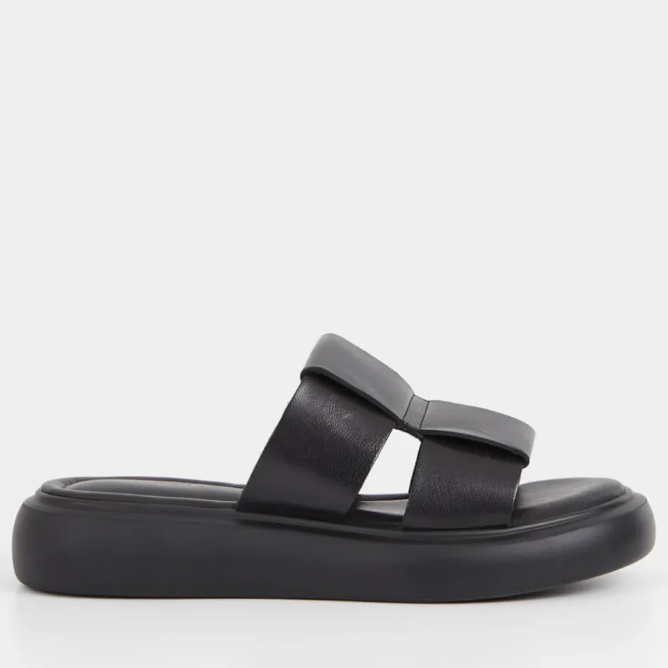 Sandals & Slides|Sandals|Ganni Vagabond Blenda Flatform Leather Mules - UK 3
