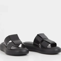 Sandals & Slides|Sandals|Ganni Vagabond Blenda Flatform Leather Mules - UK 3