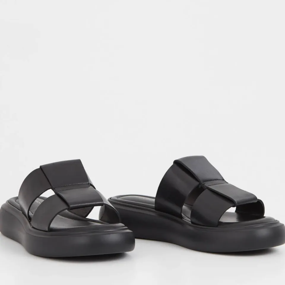 Sandals & Slides|Sandals|Ganni Vagabond Blenda Flatform Leather Mules - UK 3