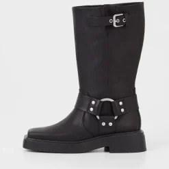 Boots|Vagabond Shoemakers Vagabond Eyra Leather Harness Biker Boots - UK 3