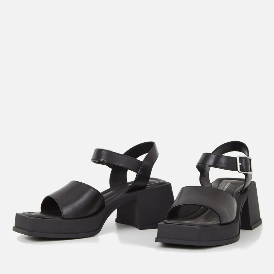 Heels|Sandals & Slides|Vagabond Shoemakers Vagabond Hennie Leather Heeled Platform Sandals - UK 8