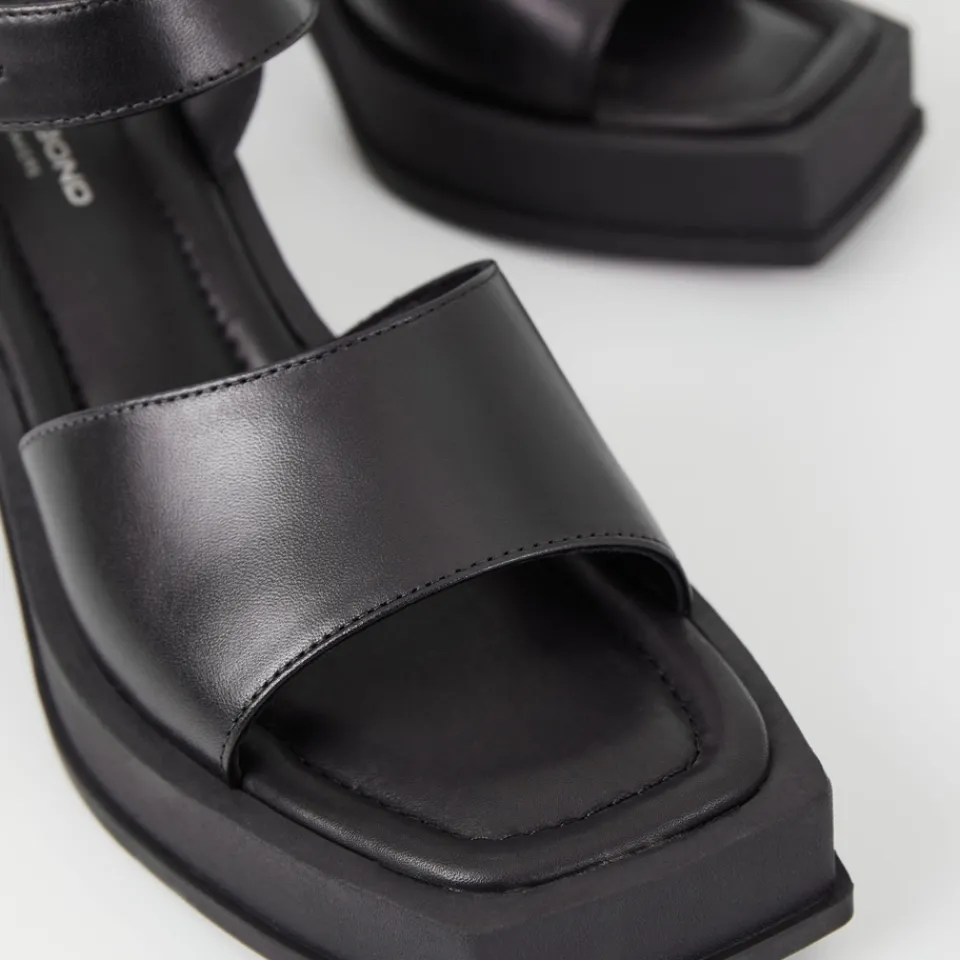 Heels|Sandals & Slides|Vagabond Shoemakers Vagabond Hennie Leather Heeled Platform Sandals - UK 8